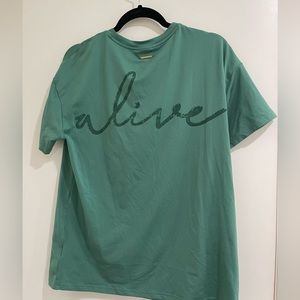 Gymshark WHITNEY Green Graphic Tee